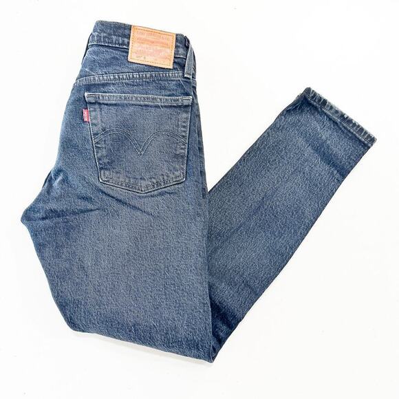 Levi's 501 Short Charcoal Black Denim Jeans Straight Leg Ripped Size 24 x 28 - Picture 8 of 8